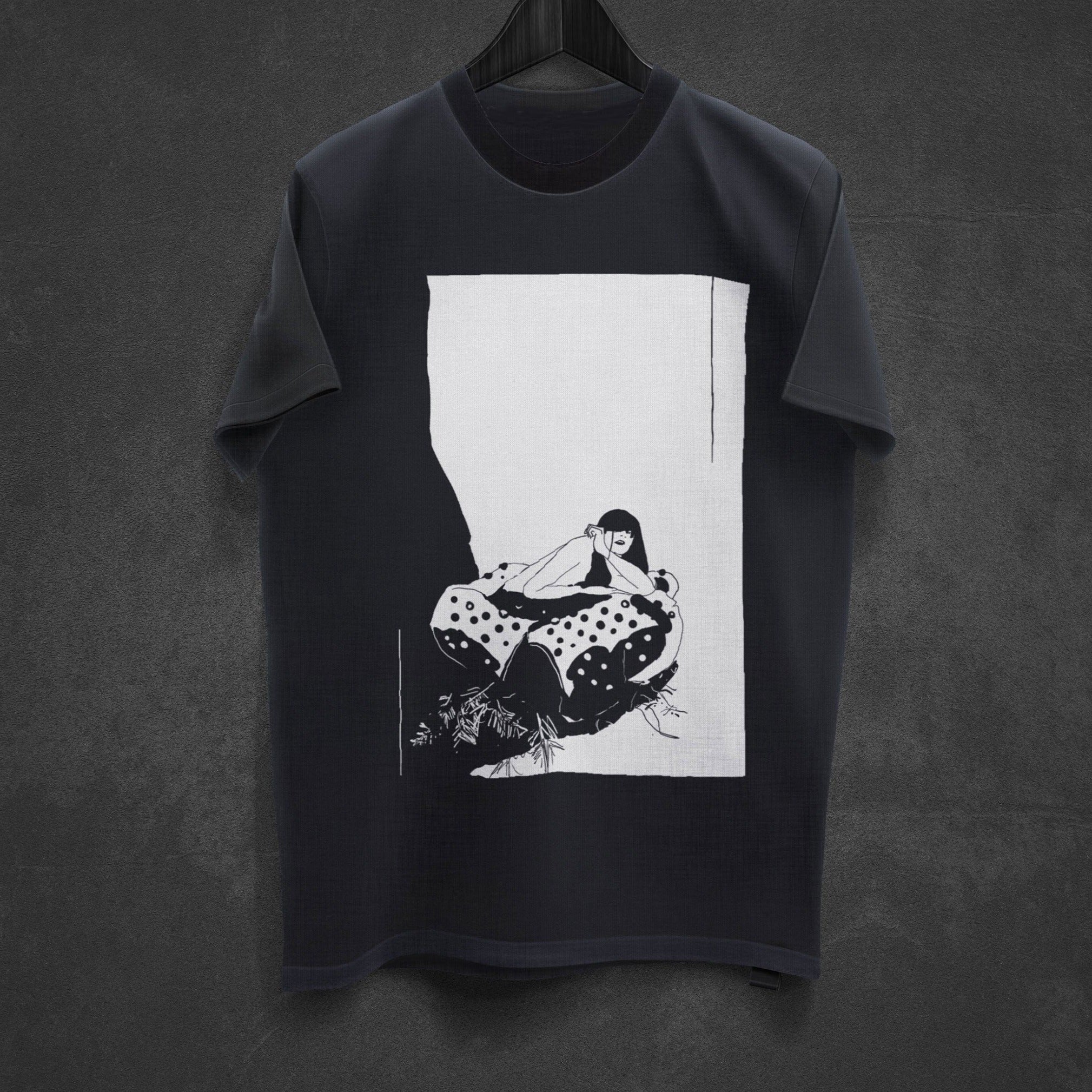 XXI. Alraune and the Oak | Minimalist Black T-Shirt