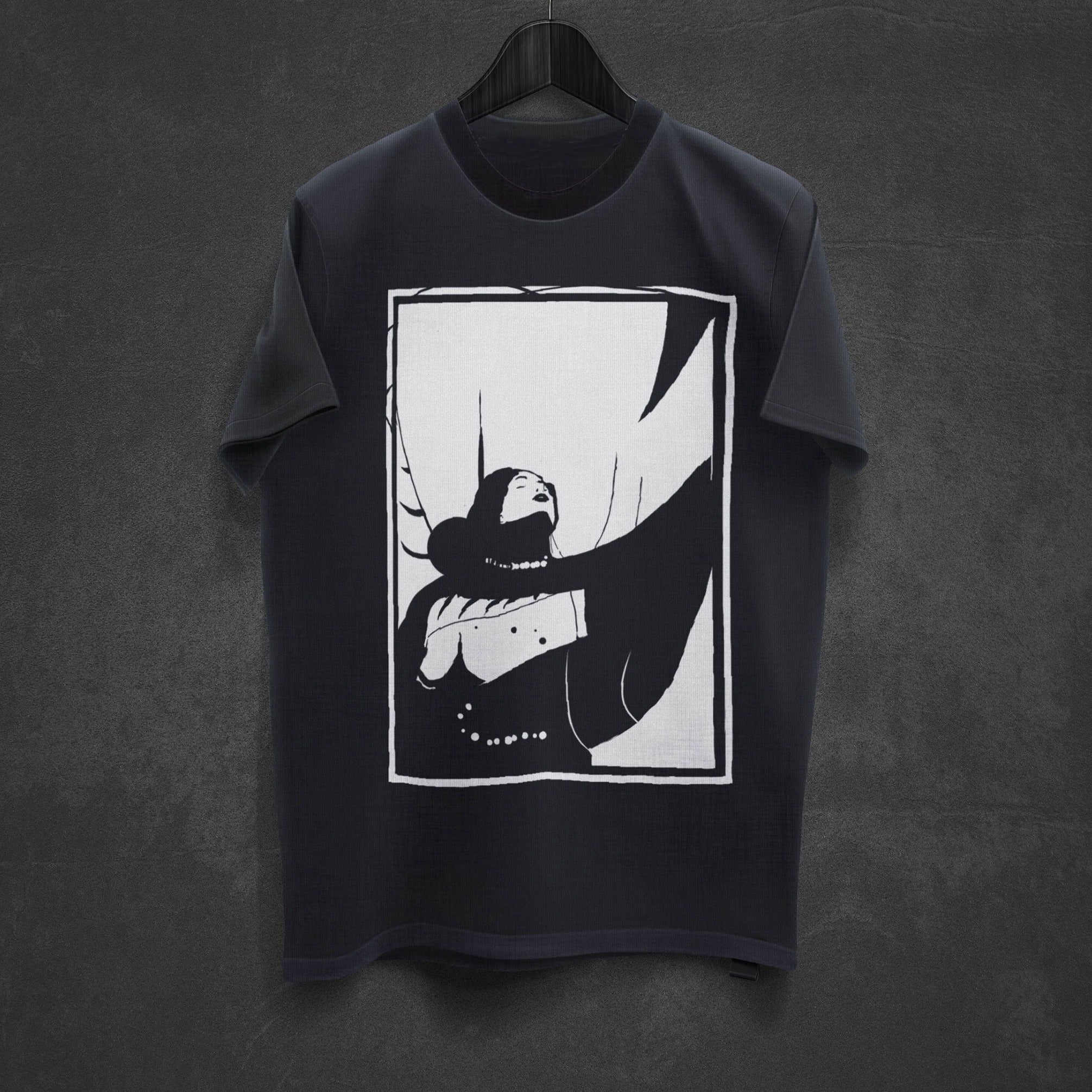 XIII. The Dance of the Seven Veils | Minimalist Black T-Shirt