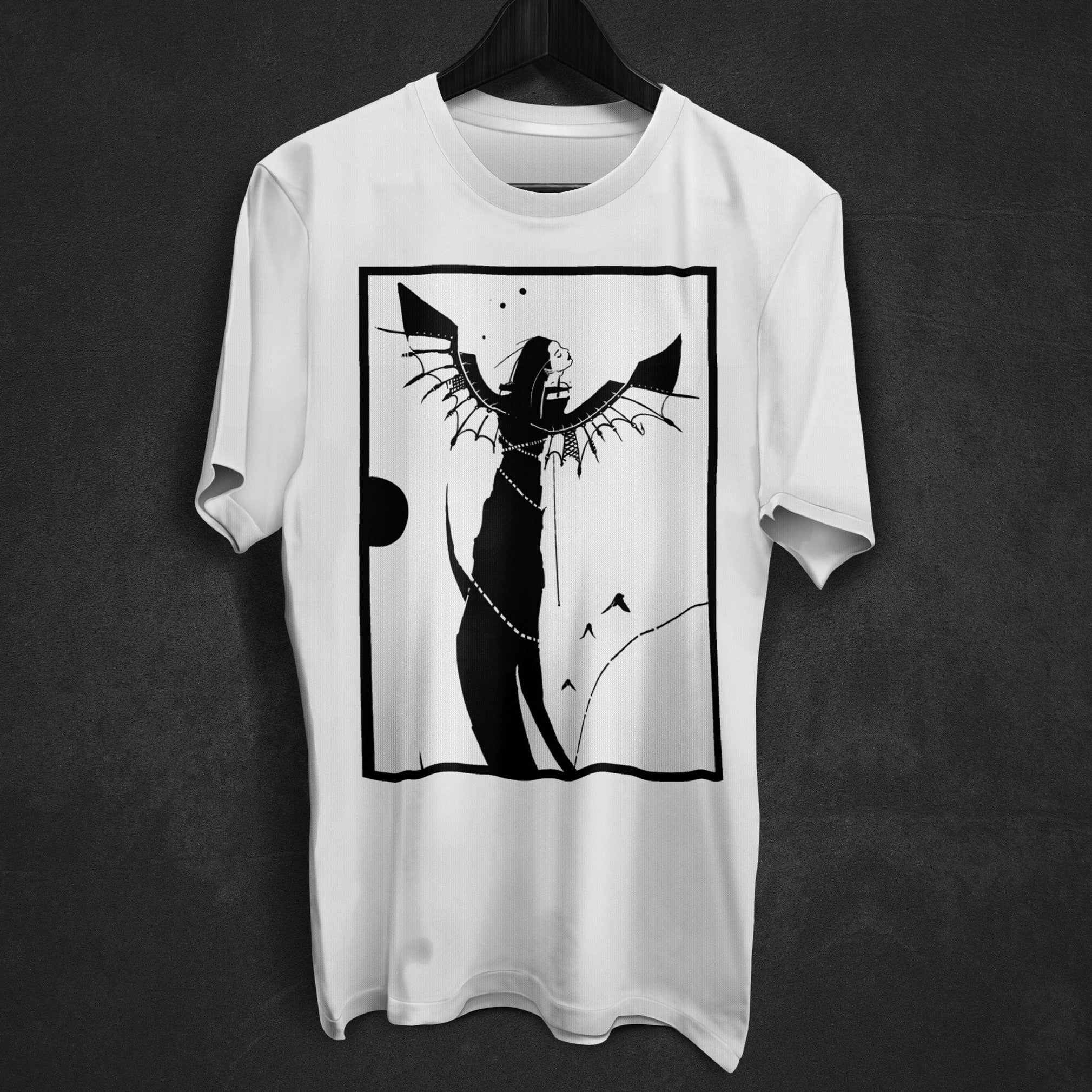 XVI. Icarus | Minimalist White T-Shirt