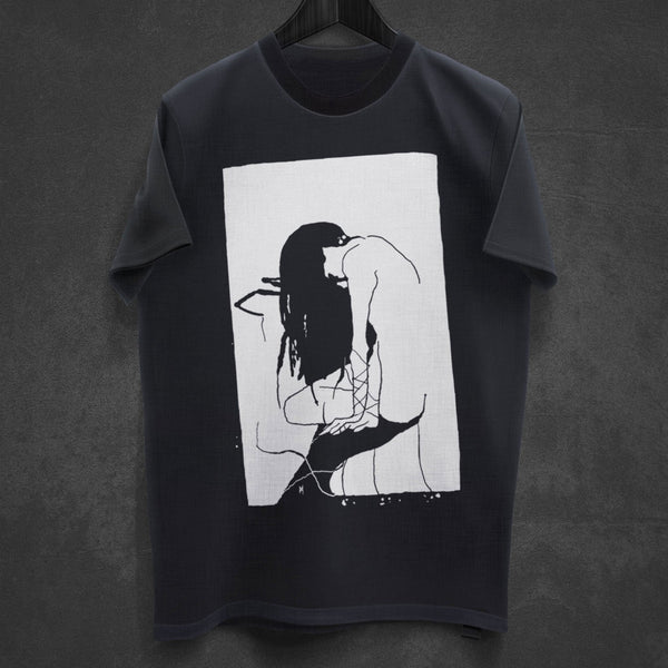 XVIII. The Willow | Minimalist Black T-Shirt