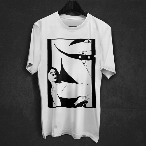 VII. Lamia | Minimalist White T-Shirt